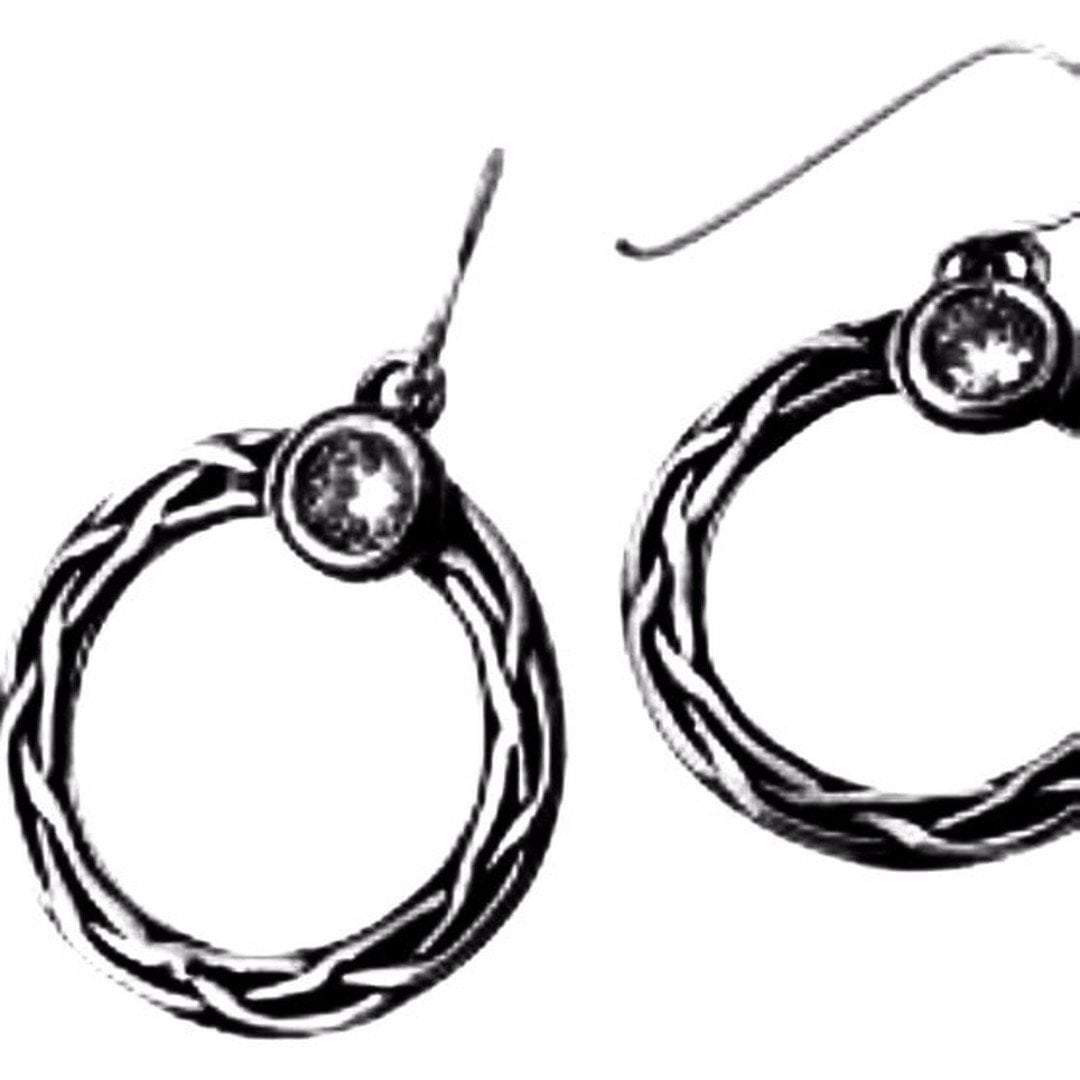 Bluenoemi Earrings Sterling silver earrings, Dangle sterling silver earrings, CZ zircons earrings