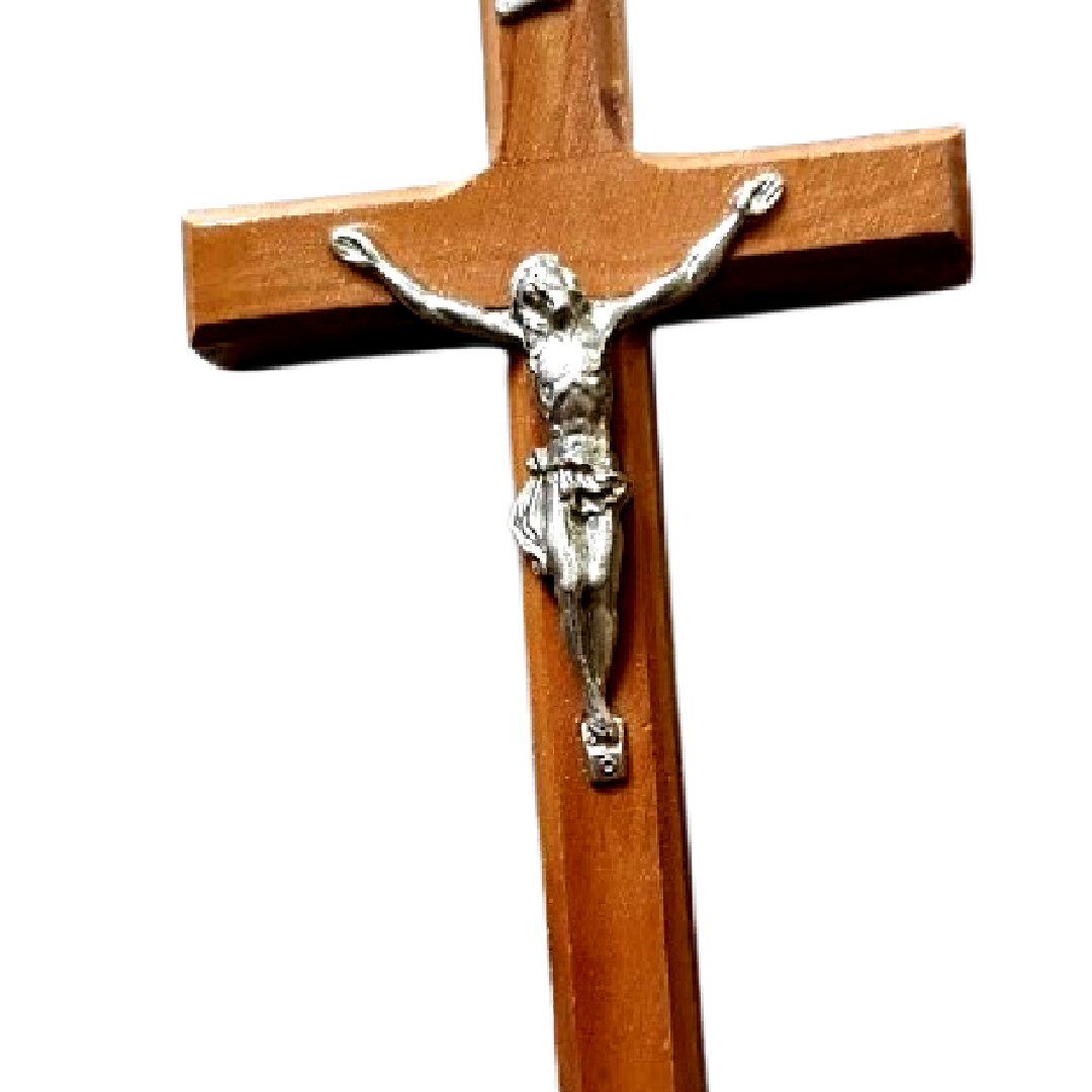 Bluenoemi Home-Decor brown Bluenoemi Cross Olive Wood Crucifix Bethlehem Jerusalem Holyland