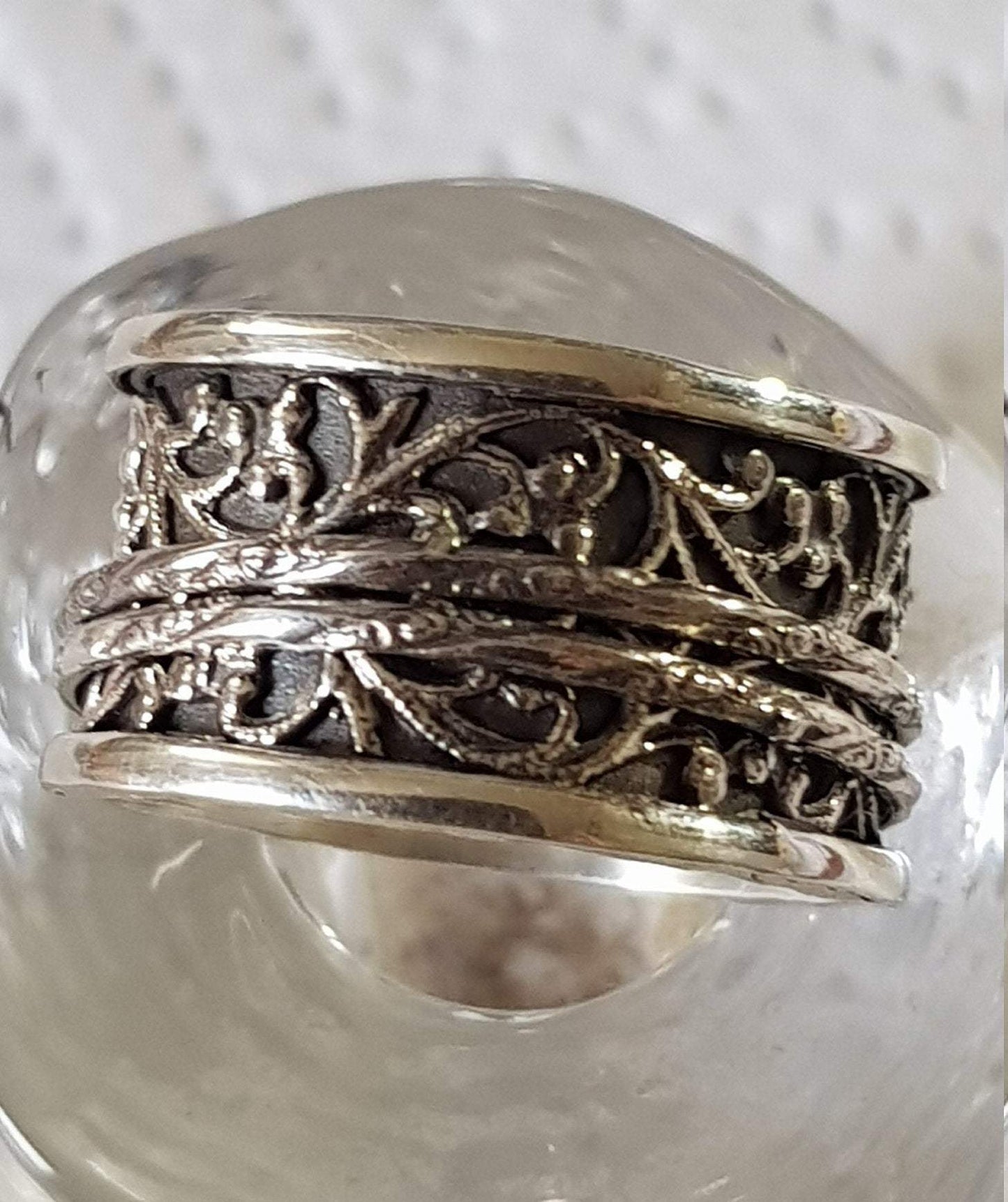 Bluenoemi Jewelry Bluenoemi Spinner Ring for Women Ringe Silver spinner ring for woman.