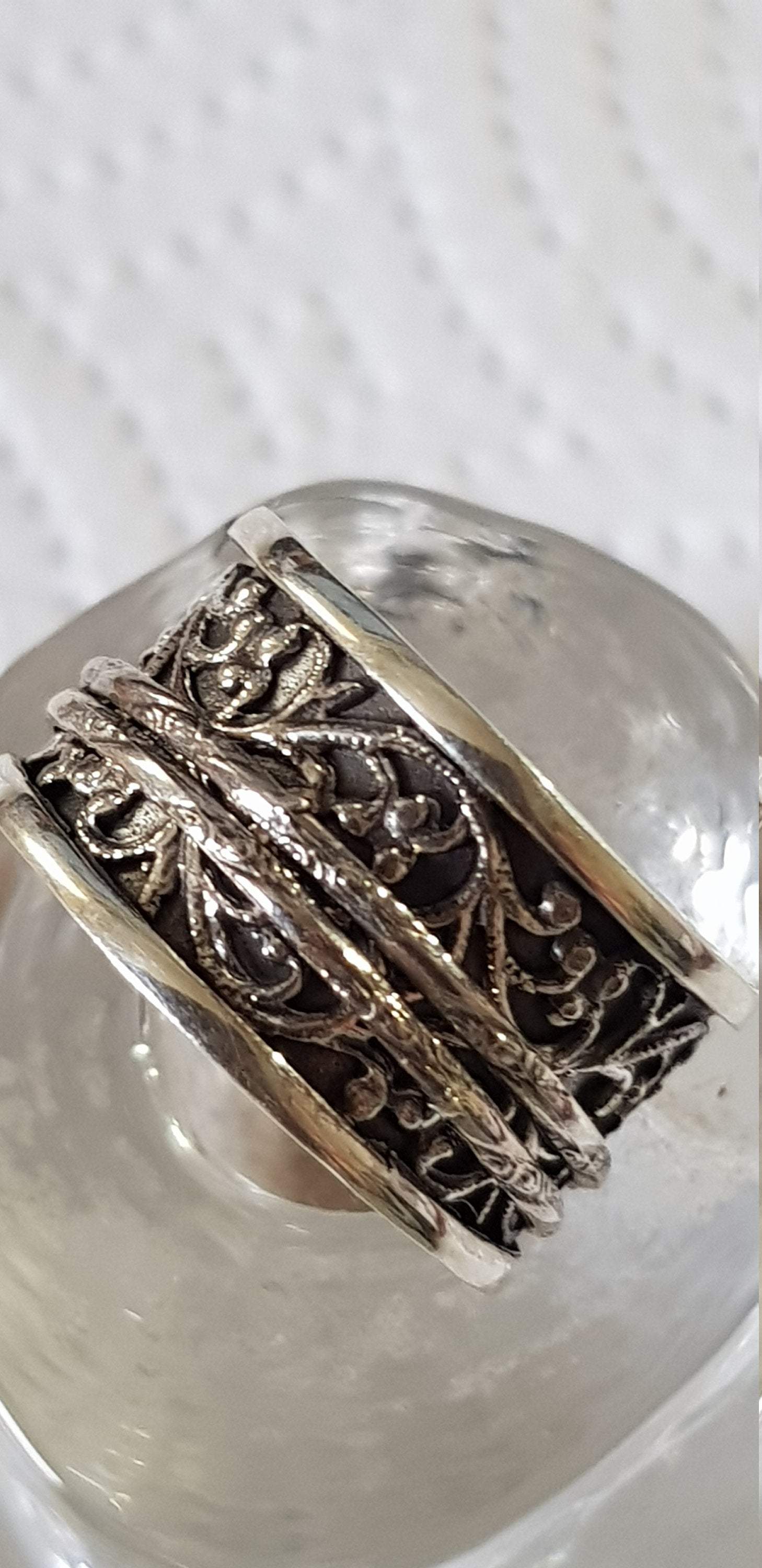 Bluenoemi Jewelry Bluenoemi Spinner Ring for Women Ringe Silver spinner ring for woman.