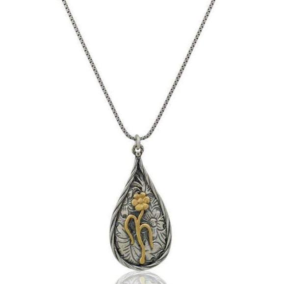 Bluenoemi Jewelry Bluenoemi Sterling Silver gold Necklace for Woman pendant Flower Israeli Jewelry