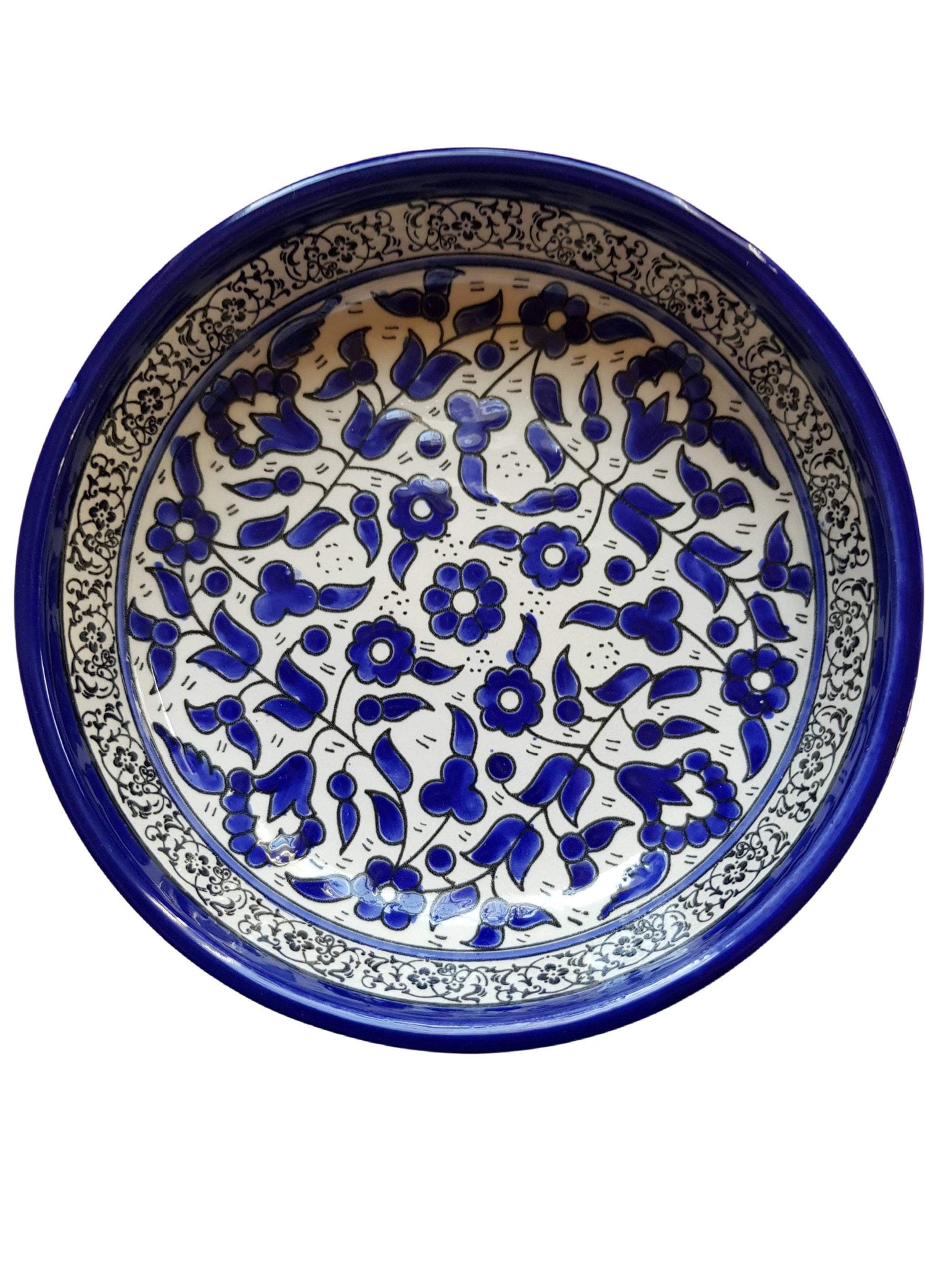 Bluenoemi Jewelry bowl Armenian handcrafted ceramic bowl for serving or decoration.