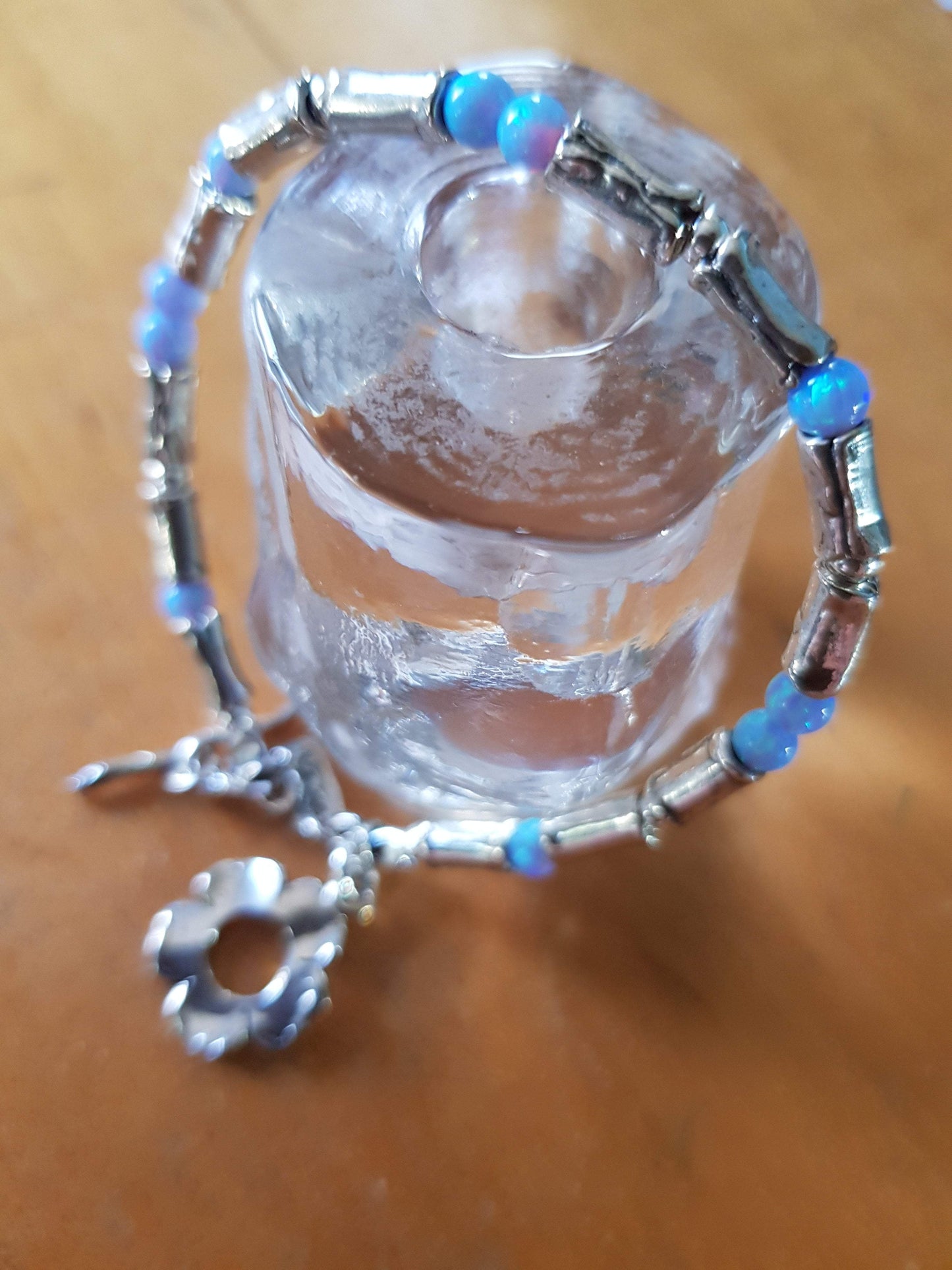 Bluenoemi Jewelry Bracelets amethyst / silver Silver Bracelet for woman sterling silver bracelets Boho jewelry  love gift