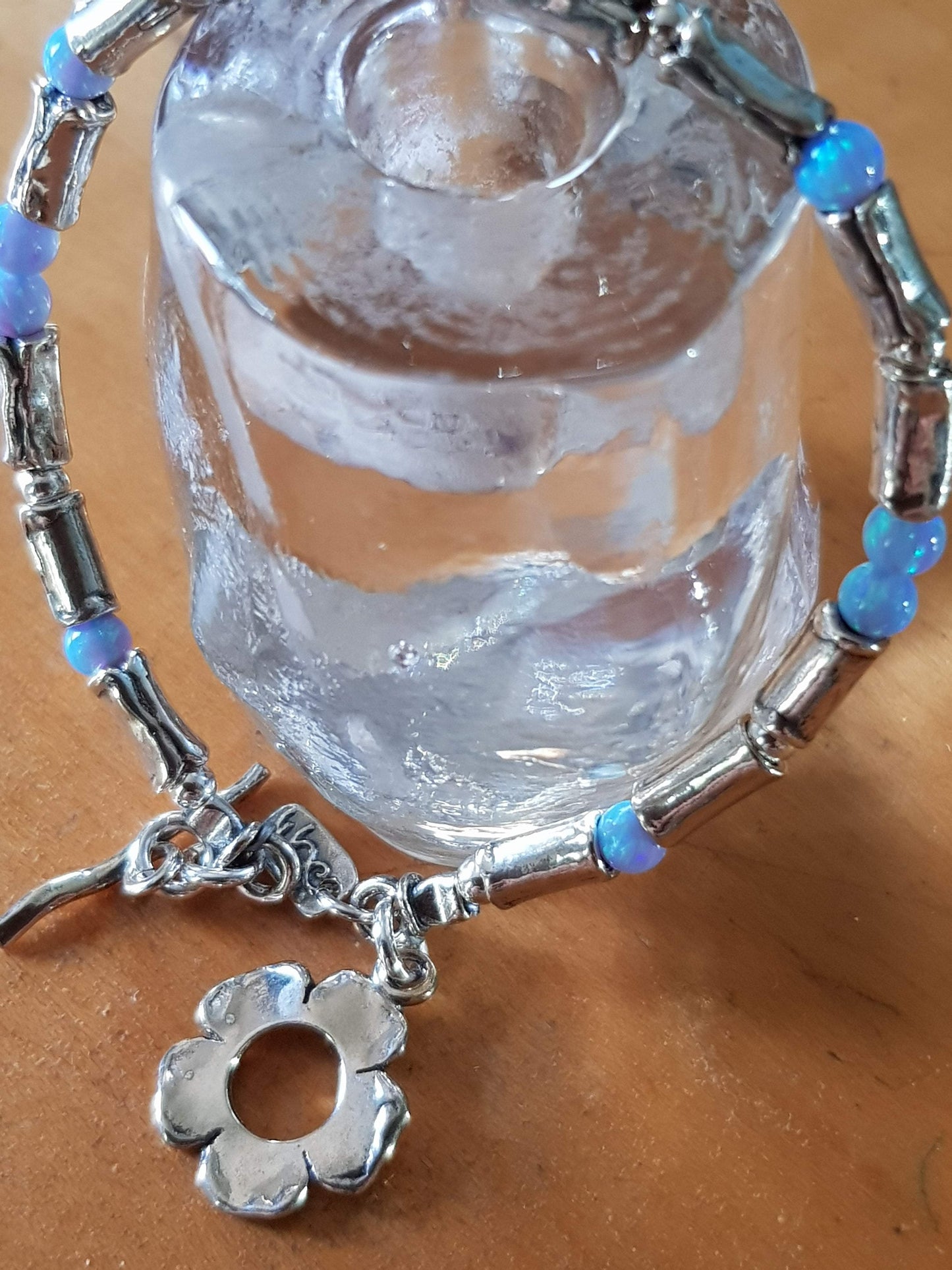 Bluenoemi Jewelry Bracelets amethyst / silver Silver Bracelet for woman sterling silver bracelets Boho jewelry  love gift