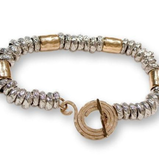 Bluenoemi Jewelry Bracelets Gorgeous Silver and goldfilled bracelet. Elegant and unique bracelets.