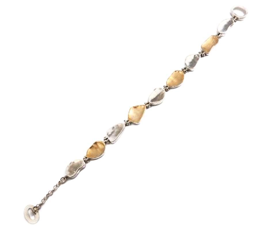 Bluenoemi Jewelry Bracelets silver-gold Sterling Silver and 9 carat bracelet