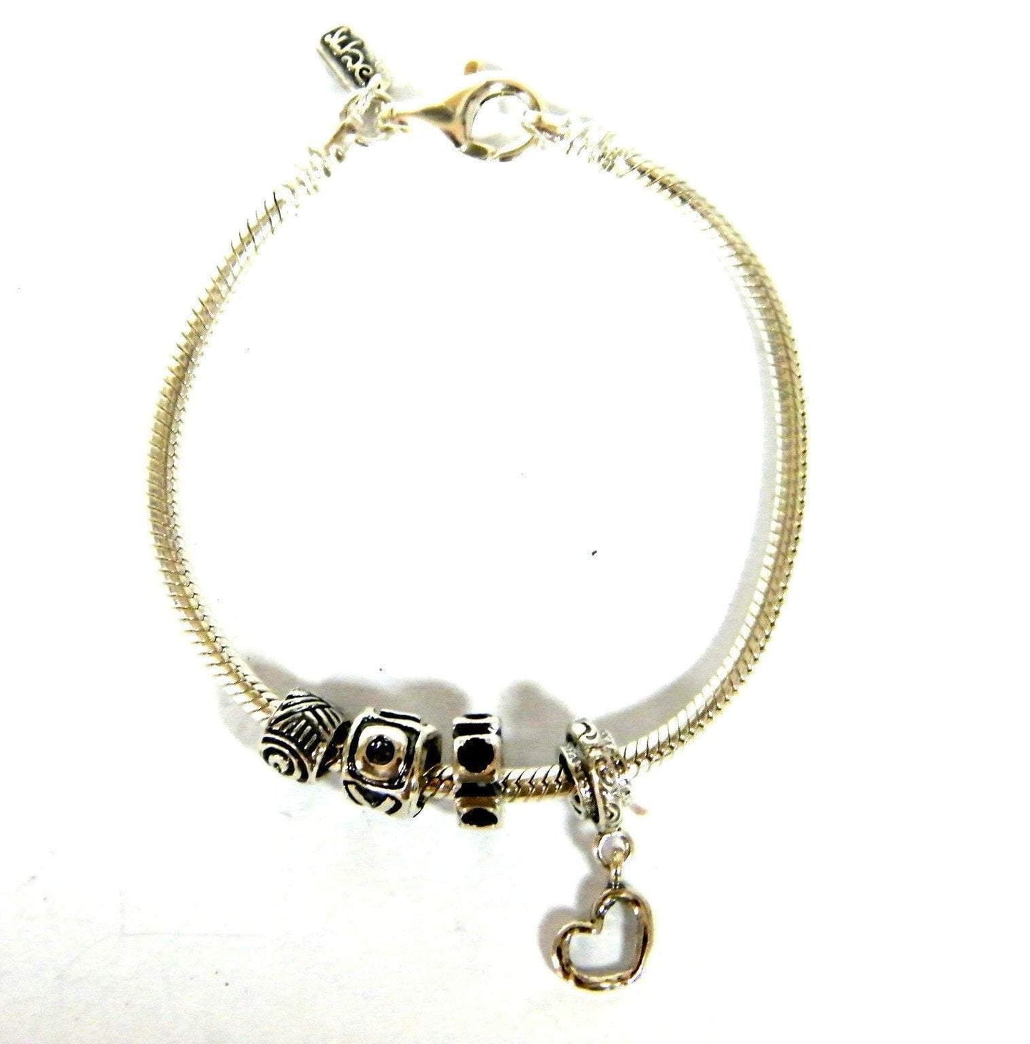 Bluenoemi Jewelry Bracelets Sterling Silver Bracelet, beaded bracelet, Charms bracelet
