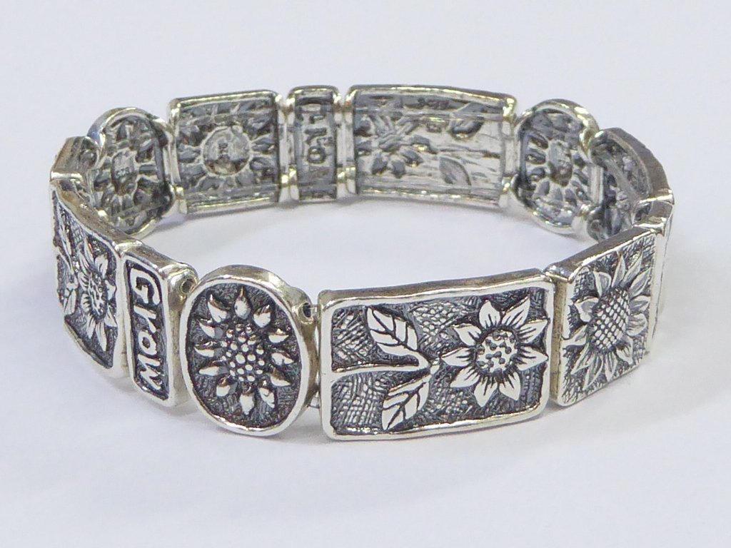 Bluenoemi Jewelry bracelets Sterling Silver Flowers Bracelet Designer Jewelry, Bracelets for Woman. Israeli Jewelry.