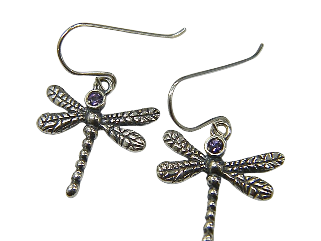 Bluenoemi Jewelry Earrings Bluenoemi Israeli Jewelry Dragonfly Earrings for Woman