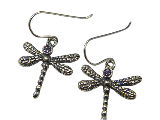 Bluenoemi Jewelry Earrings Bluenoemi Israeli Jewelry Dragonfly Earrings for Woman