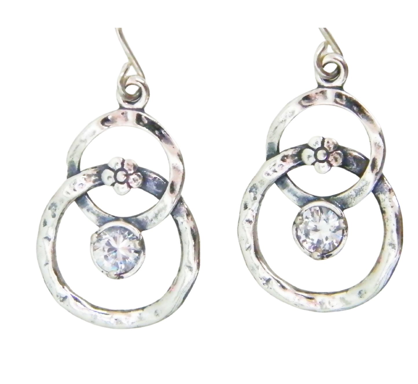 Bluenoemi Jewelry Earrings Earrings for woman, silver dangling earrings Delicate   CZ zircons