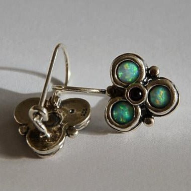 Bluenoemi Jewelry Earrings Earrings, Opal silver earrings, Sterling Silver Earrings