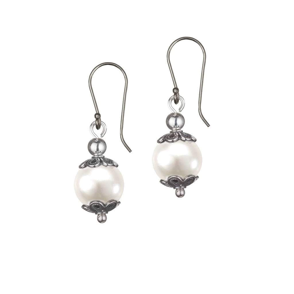 Bluenoemi Jewelry Earrings Pearl Silver earrings for woman Ethnic Earrings / Coral Turquoise Lapis Opal Onyx Garnet