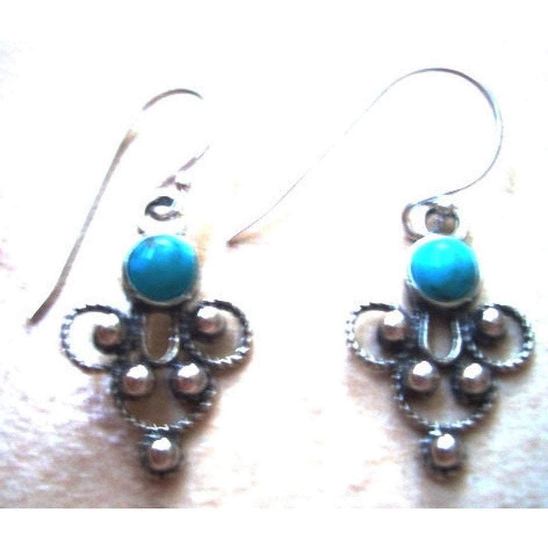 Bluenoemi Jewelry Earrings silver Silver earrings, Filigree silver earrings, opal earrings. Sterling silver jewelry
