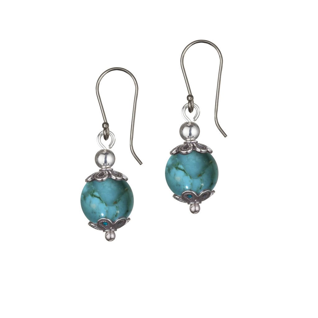 Bluenoemi Jewelry Earrings turquoise Silver earrings for woman Ethnic Earrings / Coral Turquoise Lapis Opal Onyx Garnet