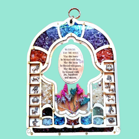 Hamsa Fatima Hand Home Decor Blessing Gifts - Bluenoemi