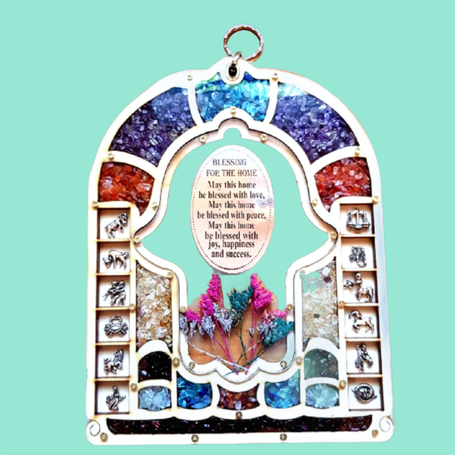 Bluenoemi Jewelry Home-Decor Christmas Hanukkah Gifts Hamsa Fatima Hand Home Decor Blessing Gifts
