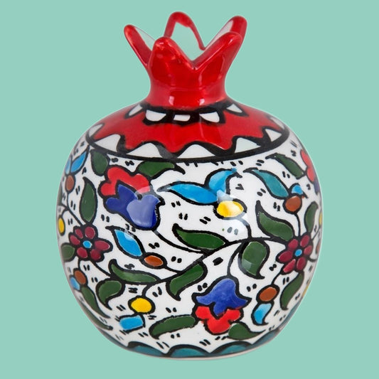 Bluenoemi Jewelry home-decor Flowers Bluenoemi Judaica Gifts for the Home. Armenian Ceramic Pomegranate Home Blessing.