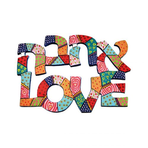 Love Metal Laser Hand Painted - Bluenoemi