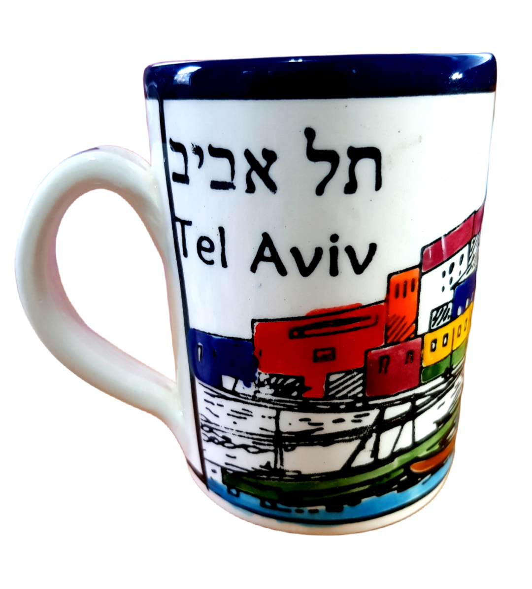 Bluenoemi Jewelry Mug Mugs Israeli Armenian Design Ceramic Mugs