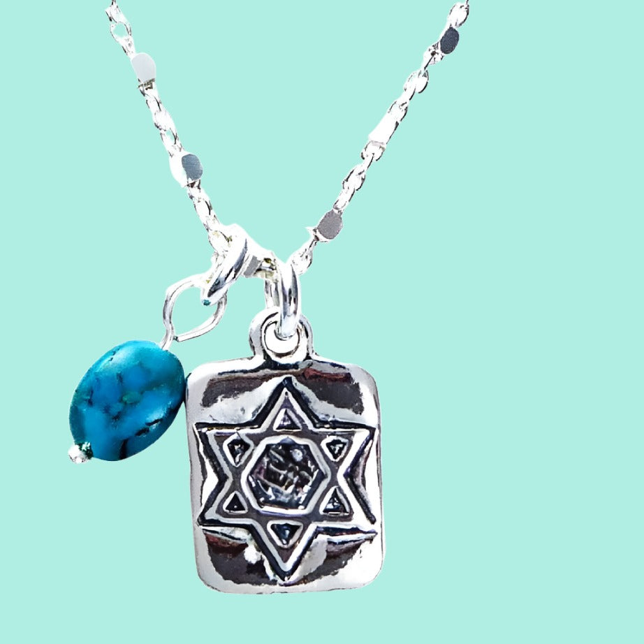Bluenoemi Jewelry Necklaces 45 cm / silver Stylish Sterling Silver Star of David pendant sterling silver 925 Jewish Jewelry
