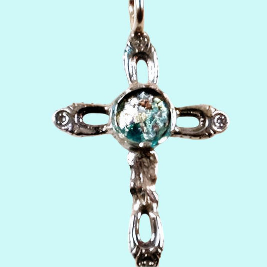 Bluenoemi Jewelry Necklaces 45cm / silver Christian Jewelry,  Cross jewelry, Sterling Silver cross necklace