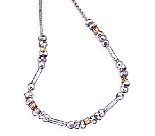 Bluenoemi Jewelry Necklaces 45cm / silver-gold Sterling Silver 925 and Goldfilled  for Woman Israeli Jewelry