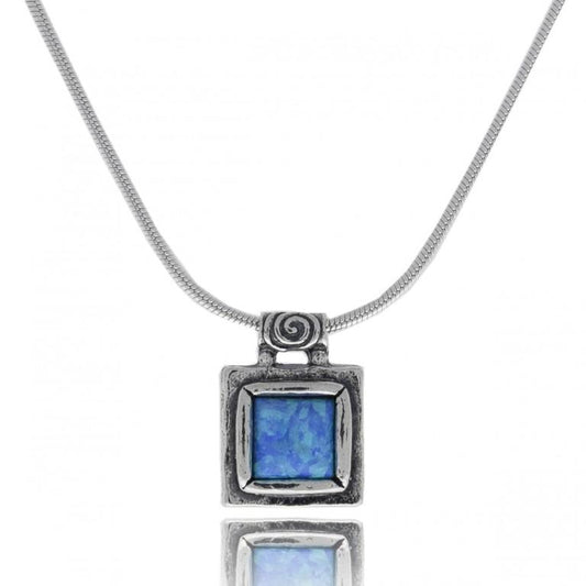 Bluenoemi Jewelry Necklaces Copy of Sterling Silver necklace gift for her with Turquoise