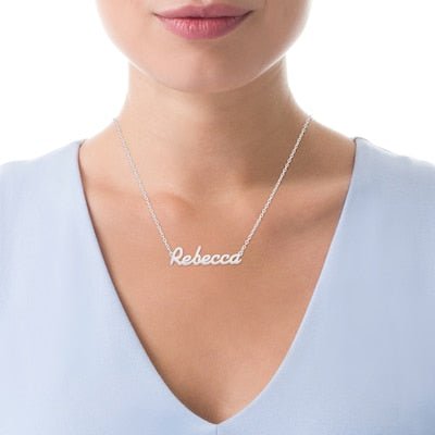 Bluenoemi Jewelry Necklaces & Pendants English Name Necklace. 925 Sterling Silver / Goldfilled