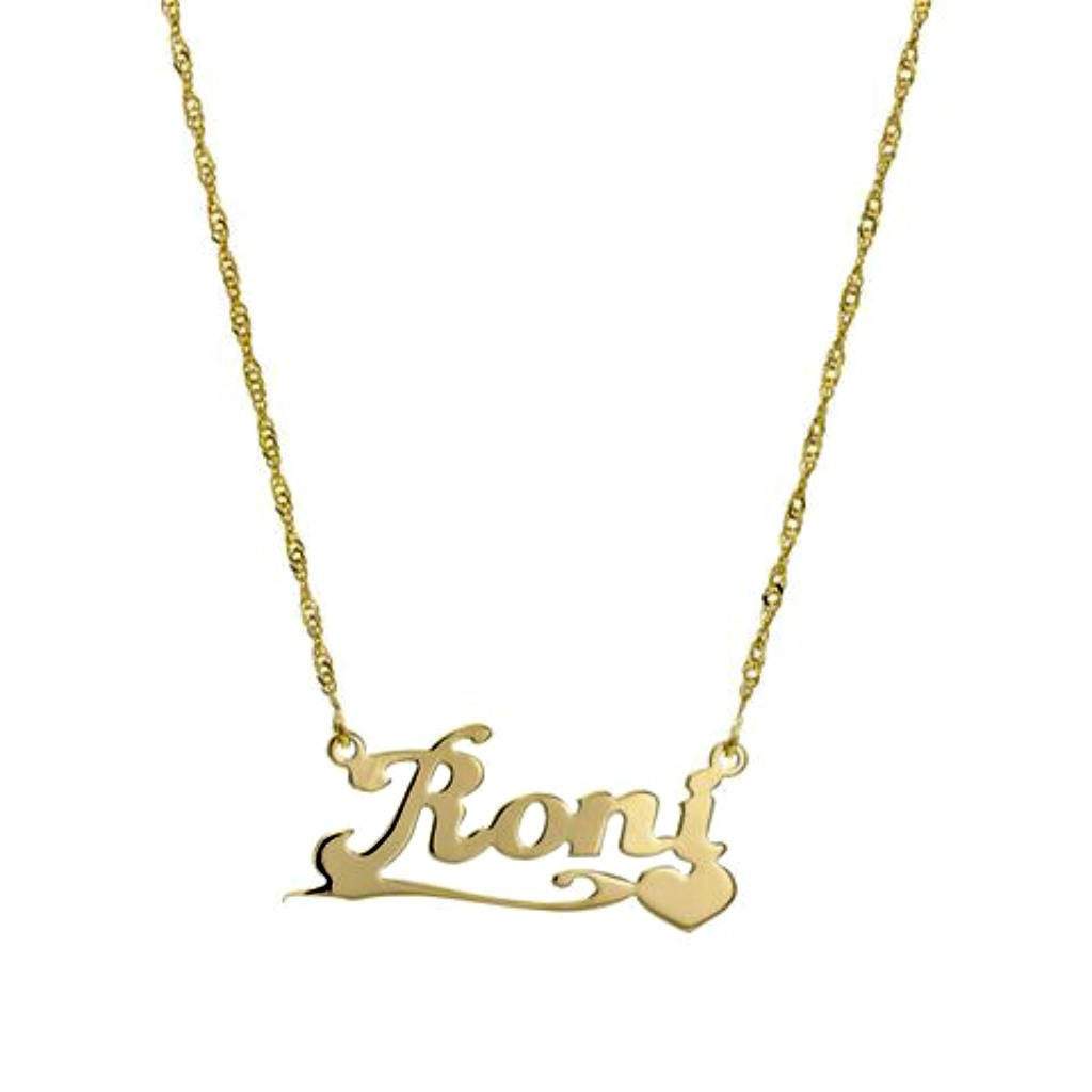 Bluenoemi Jewelry Necklaces & Pendants Personalized Name Necklace 925 Sterling Silver / Goldfilled Name Necklace.