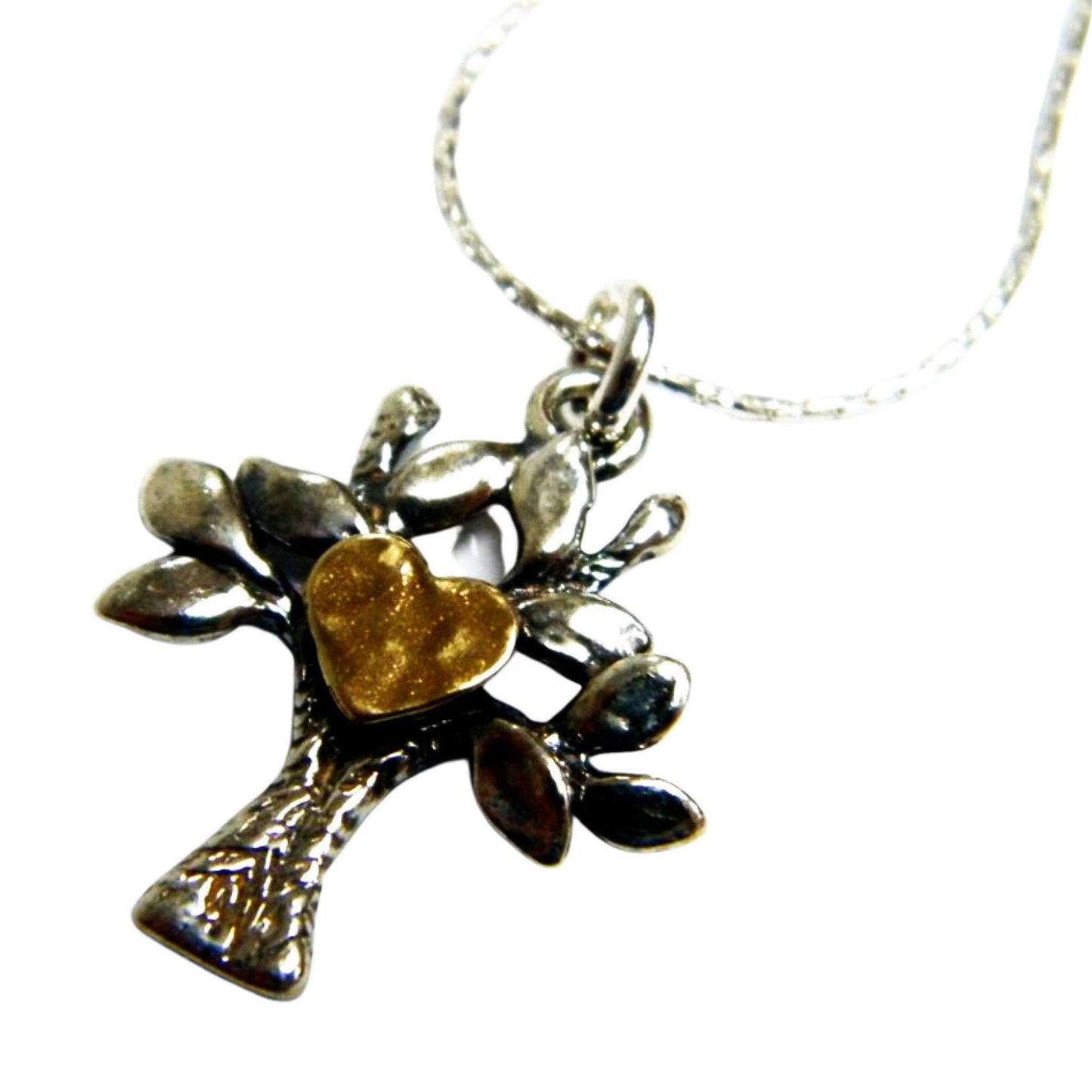 Bluenoemi Jewelry Necklaces silver & gold Bluenoemi Israeli jewelry Tree of life sterling silver & gold Blessings Necklace for Woman.
