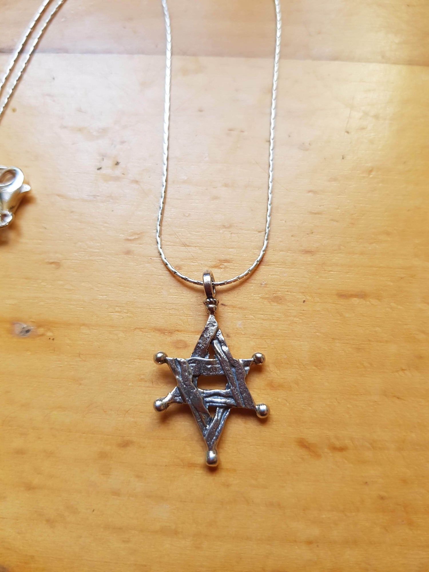 Bluenoemi Jewelry necklaces Silver  Star of David Pendant sterling silver handcrafted in Israel