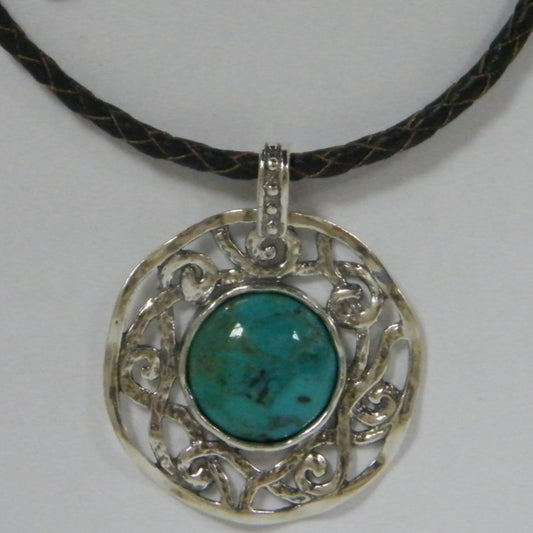 Bluenoemi Jewelry Necklaces Sterling Silver necklace gift for her with Turquoise / Gemstones