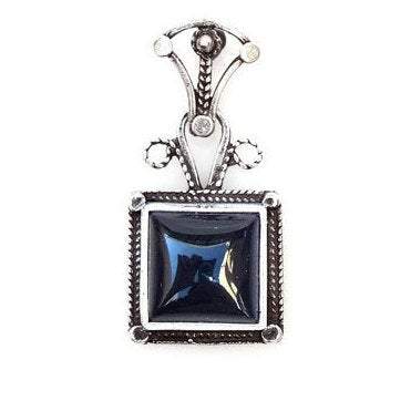 Bluenoemi Jewelry Necklaces Sterling Silver Necklace ,  sterling silver Pendant ,  Filigree pendant set lab opal / turquoise / lapis / Cornelian
