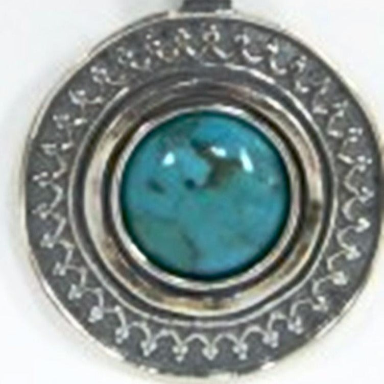 Bluenoemi Jewelry Necklaces Sterling Silver necklace with Turquoise. Israeli Necklace for woman.