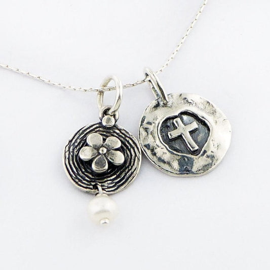 Bluenoemi Jewelry Necklaces Cross Charm pendant