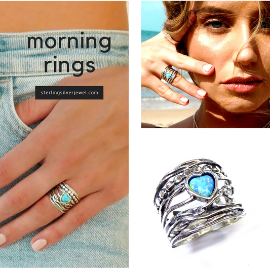 Bluenoemi Jewelry Rings Bluenoemi - Shr502- Sterling silver ring for woman