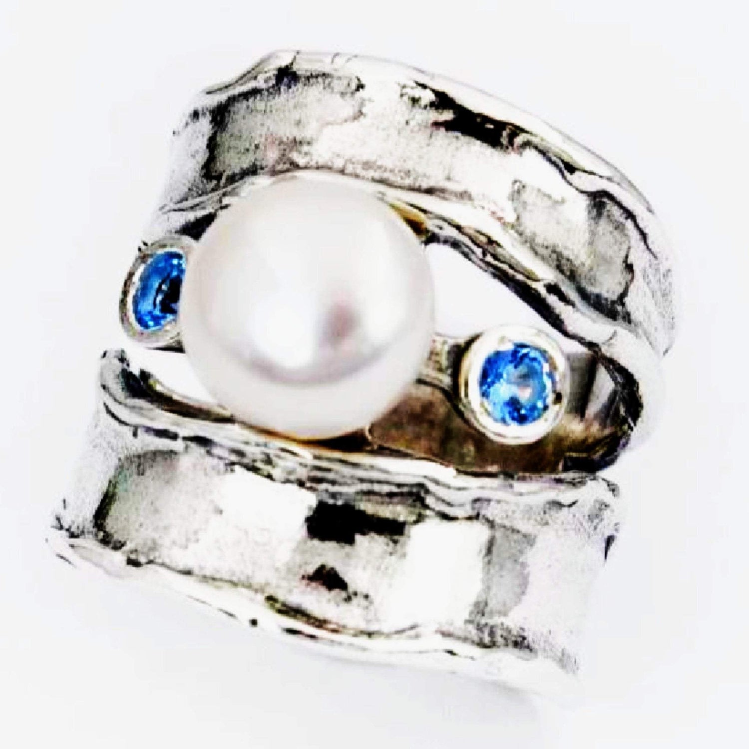 Bluenoemi - pearl ring for women