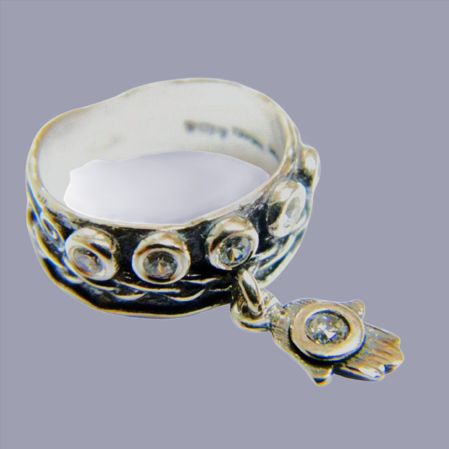 Bluenoemi Jewelry Rings Bluenoemi sterling silver rings, seet Hamsa charm good luck Jewelry.
