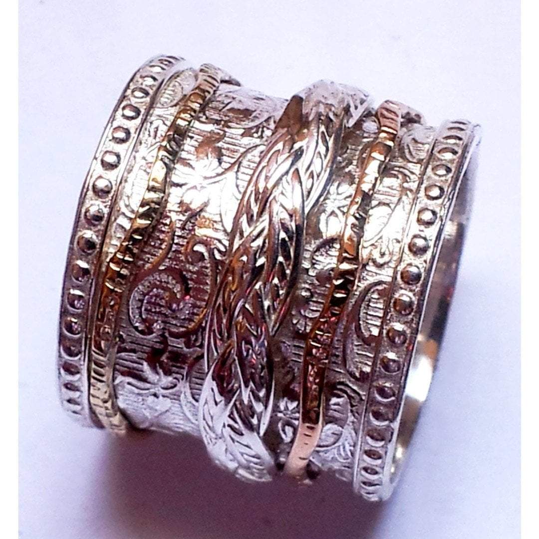 Bluenoemi Jewelry rings Celtic Spinner Ring for Woman Spinner Rings from Israel.