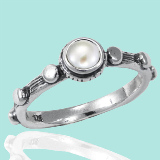 Bluenoemi Jewelry Rings Pearl Silver Ring for Woman buying online, silver rings for women