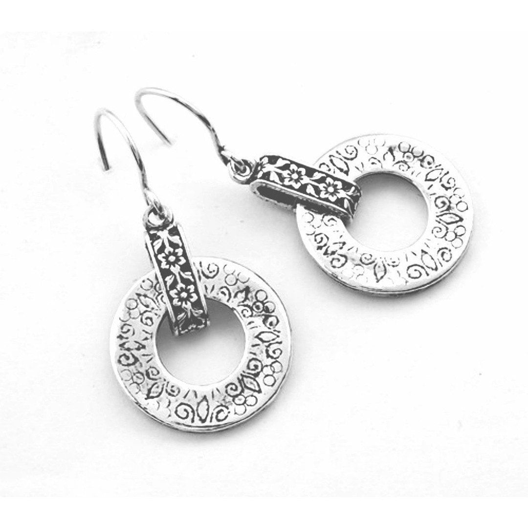 Bluenoemi Jewelry Rings silver Silver earrings / earrings for women / dangle earrings / flourish earrings