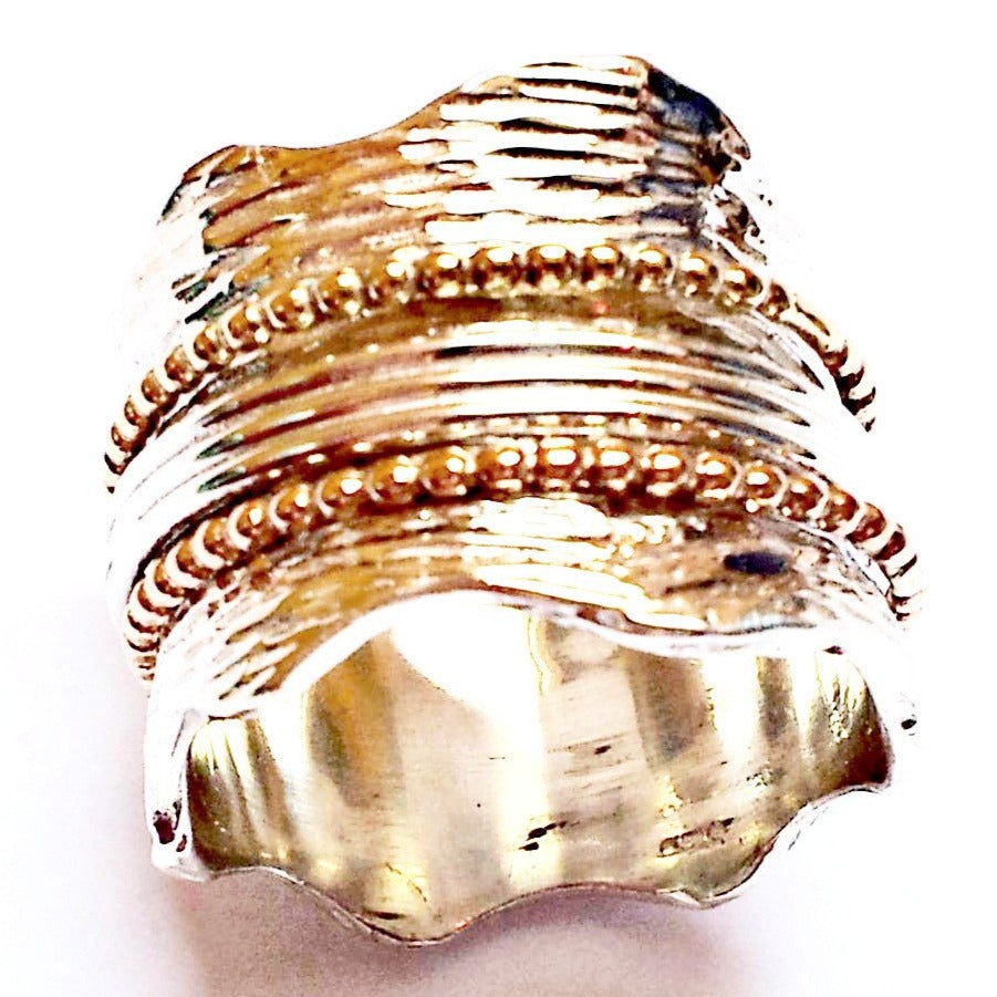 Bluenoemi Jewelry Rings Spinner Ring rings silver gold spinner rings Israeli Meditation rings