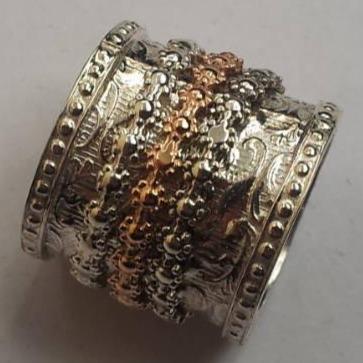 Bluenoemi Jewelry Rings Spinner ring , spin ring , meditation ring , engagement ring , Israel rings