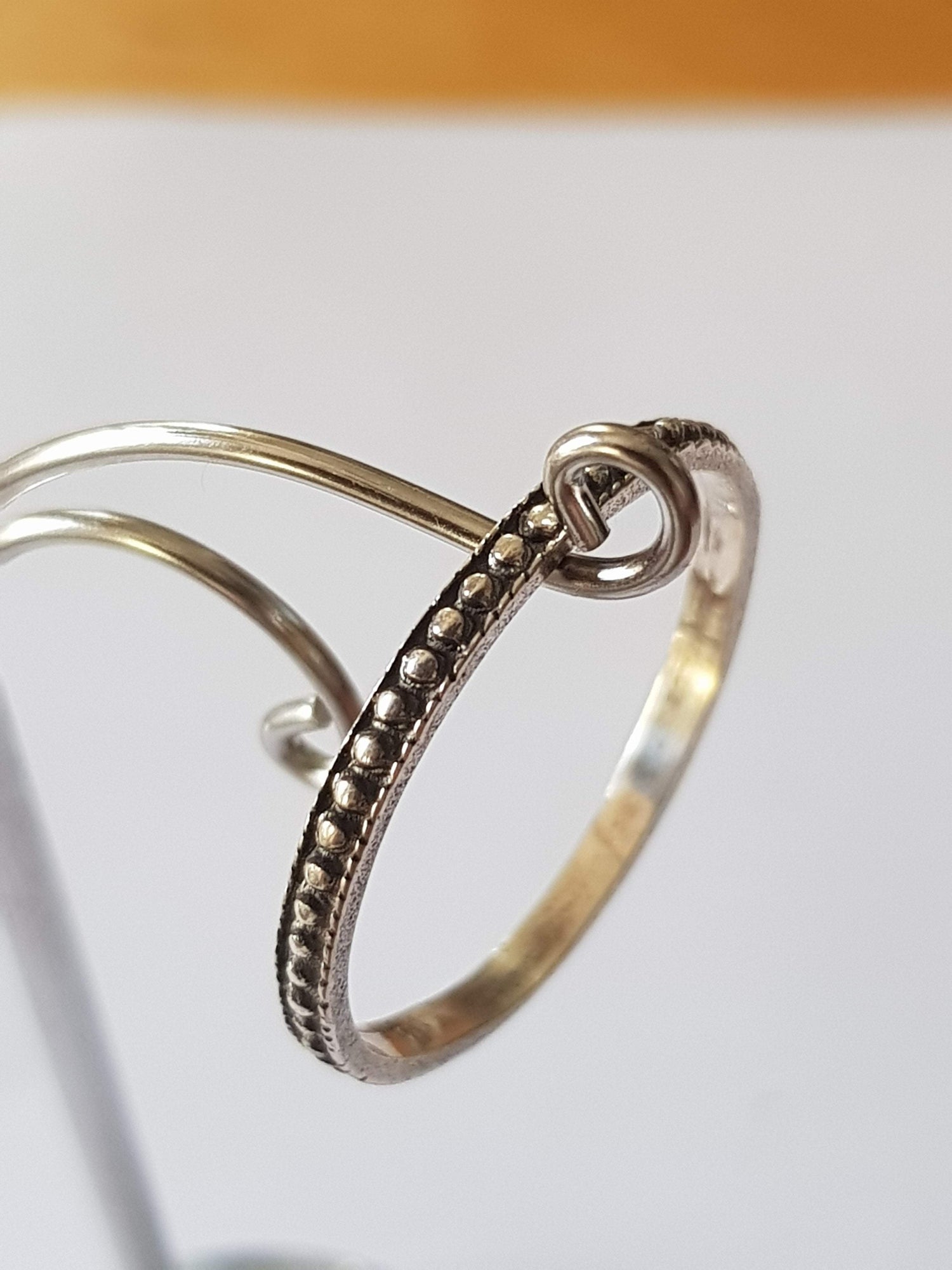Bluenoemi Jewelry Rings Stacking ring sterling silver band for woman, stack ring, hippie ring for woman and man