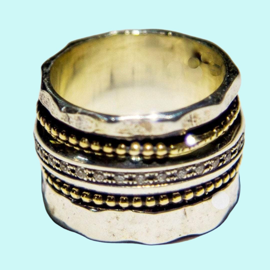 womens spinner rings