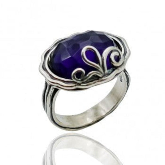 Bluenoemi Jewelry Rings Sterling Silver Ring for Woman set Gemstone - Israeli Jewelry Store - Worldwide shipping