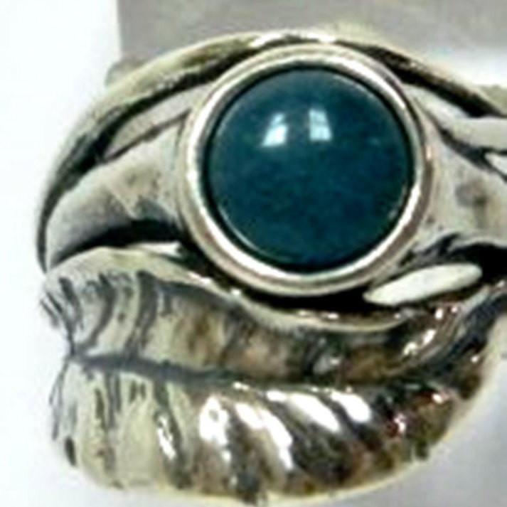 Bluenoemi Jewelry Rings Sterling Silver Ring, Handmade Turquoise ring , onyx ring , labradorite ring, Hippie Jewelry