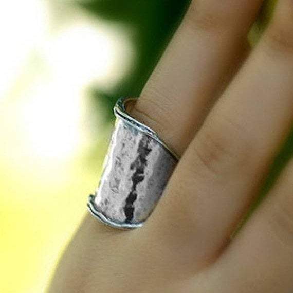 Bluenoemi Jewelry Rings Sterling silver Ring. Israeli designer Bohemian ring