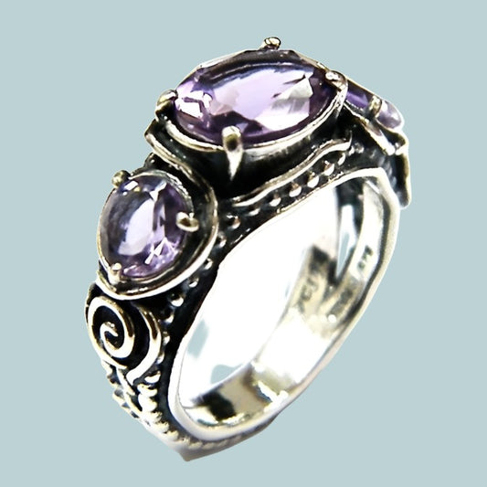 Bluenoemi Jewelry Rings Sterling silver Zircon Ring,  sterling silver jewelry for woman